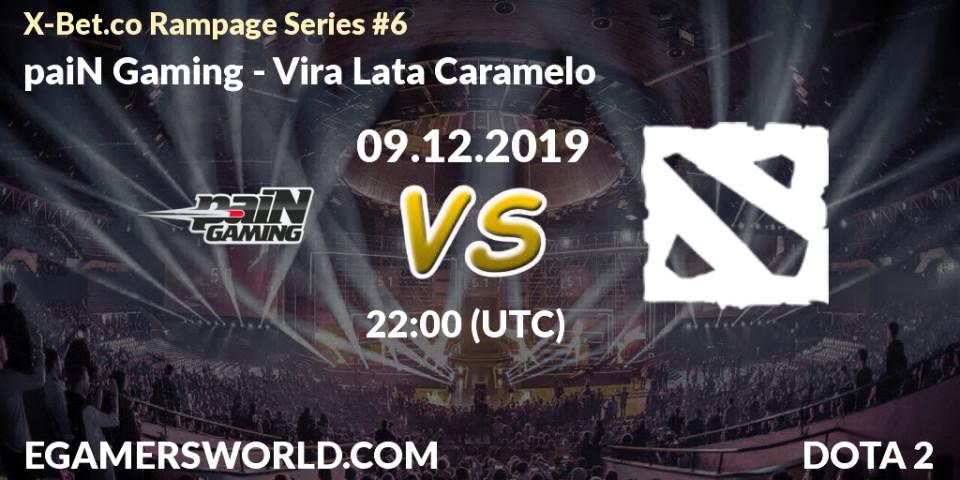 paiN Gaming vs Vira Lata Caramelo: Betting TIp, Match Prediction. 09.12.19. Dota 2, X-Bet.co Rampage Series #6
