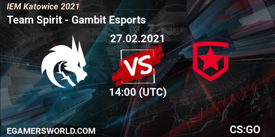 Team Spirit VS Gambit Esports