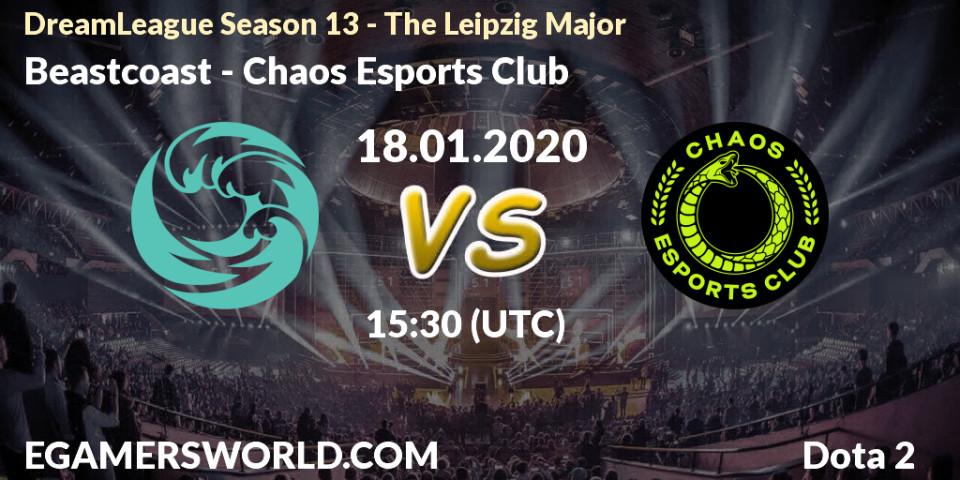 Beastcoast vs Chaos Esports Club: Betting TIp, Match Prediction. 18.01.20. Dota 2, DreamLeague Season 13 - The Leipzig Major