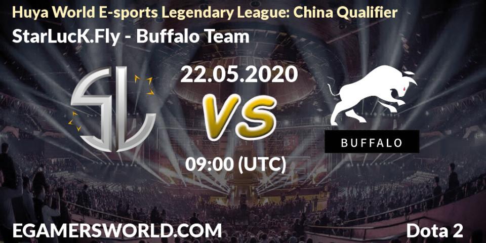 StarLucK.Fly vs Buffalo Team: Betting TIp, Match Prediction. 22.05.20. Dota 2, Huya World E-sports Legendary League: China Qualifier