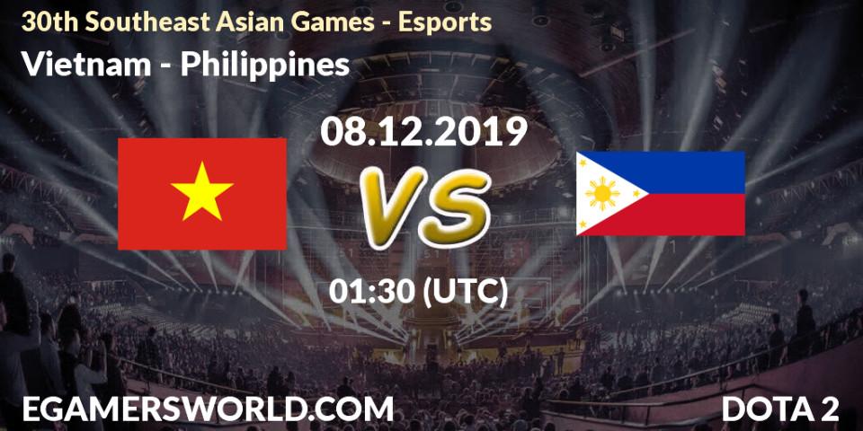 Vietnam vs Philippines: Betting TIp, Match Prediction. 08.12.19. Dota 2, 30th Southeast Asian Games - Esports
