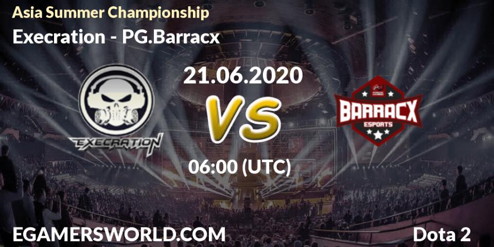 Execration vs PG.Barracx: Betting TIp, Match Prediction. 21.06.20. Dota 2, Asia Summer Championship