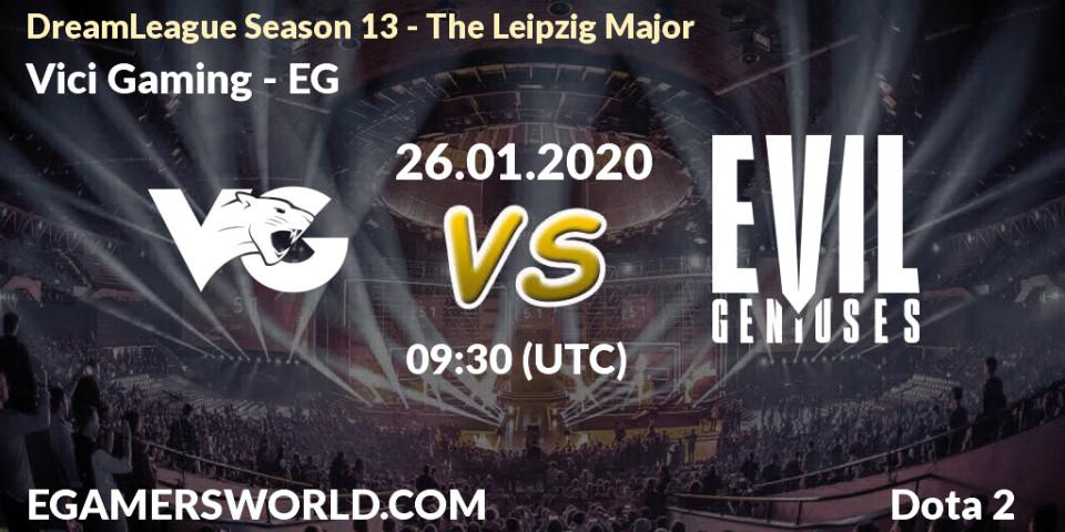 Vici Gaming vs EG: Betting TIp, Match Prediction. 26.01.20. Dota 2, DreamLeague Season 13 - The Leipzig Major