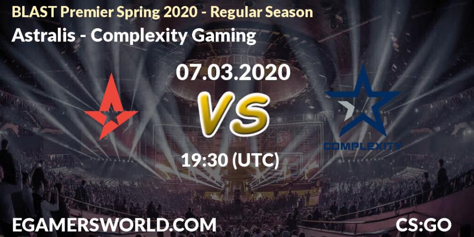 Astralis vs Complexity Gaming: Betting TIp, Match Prediction. 07.02.20. CS2 (CS:GO), BLAST Premier Spring Series 2020: Regular Season