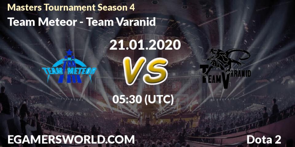 Team Meteor vs Team Varanid: Betting TIp, Match Prediction. 25.01.20. Dota 2, Masters Tournament Season 4