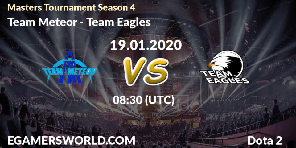 Team Meteor vs Team Eagles: Betting TIp, Match Prediction. 23.01.20. Dota 2, Masters Tournament Season 4