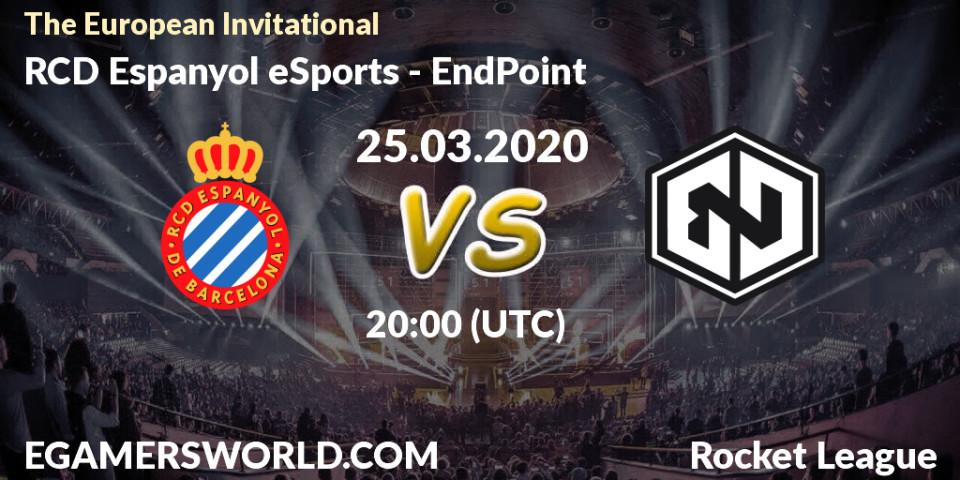 RCD Espanyol eSports vs EndPoint: Betting TIp, Match Prediction. 25.03.20. Rocket League, The European Invitational