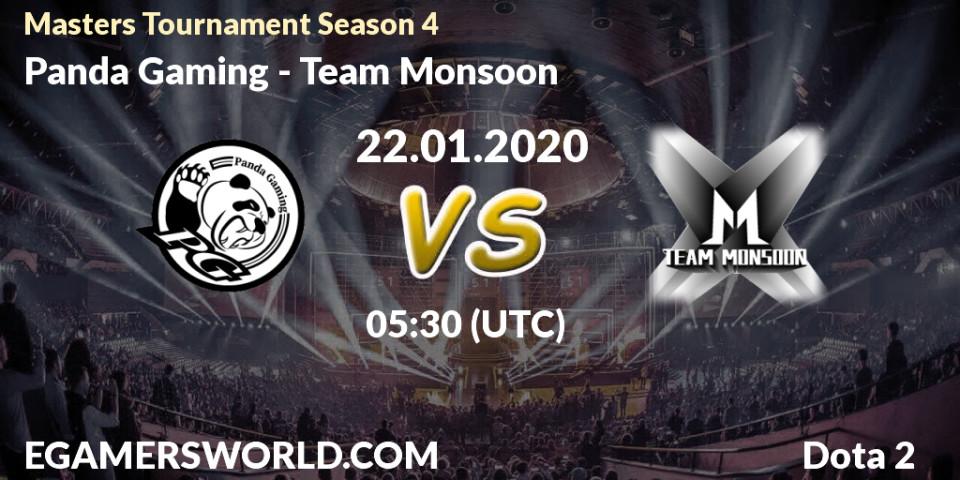 Panda Gaming vs Team Monsoon: Betting TIp, Match Prediction. 26.01.20. Dota 2, Masters Tournament Season 4