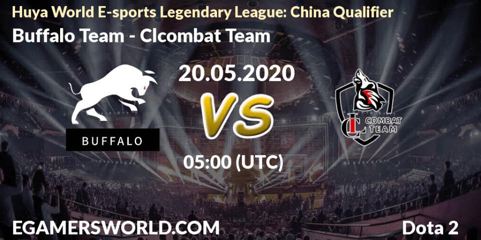 Buffalo Team vs Clcombat Team: Betting TIp, Match Prediction. 20.05.20. Dota 2, Huya World E-sports Legendary League: China Qualifier