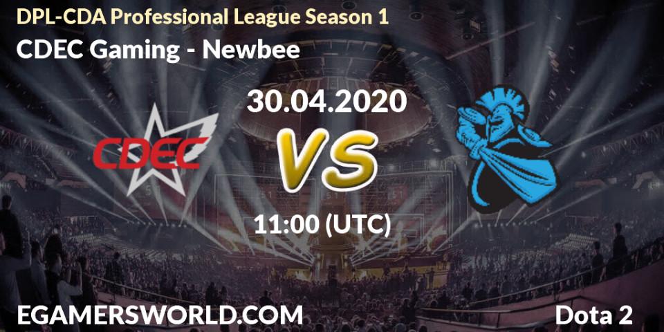 CDEC Gaming vs Newbee: Betting TIp, Match Prediction. 30.04.20. Dota 2, DPL-CDA Professional League Season 1 2020