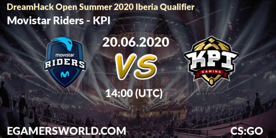 Movistar Riders vs KPI: Betting TIp, Match Prediction. 20.06.20. CS2 (CS:GO), DreamHack Open Summer 2020 Iberia Qualifier