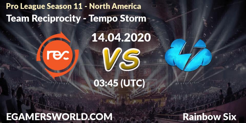 Team Reciprocity vs Tempo Storm: Betting TIp, Match Prediction. 14.04.20. Rainbow Six, Pro League Season 11 - North America