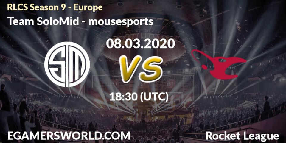 Team SoloMid VS mousesports