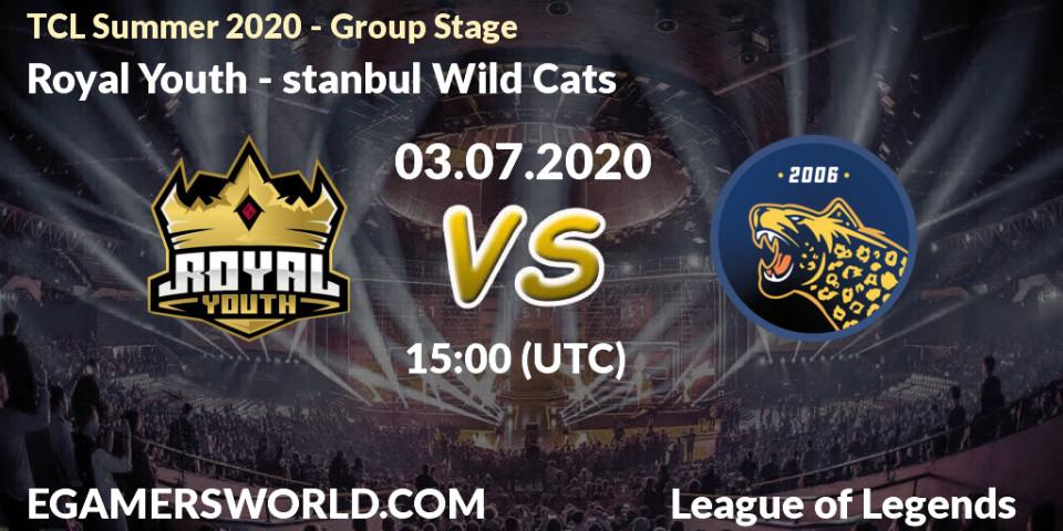 Royal Youth vs İstanbul Wild Cats: Betting TIp, Match Prediction. 04.07.20. LoL, TCL Summer 2020 - Group Stage