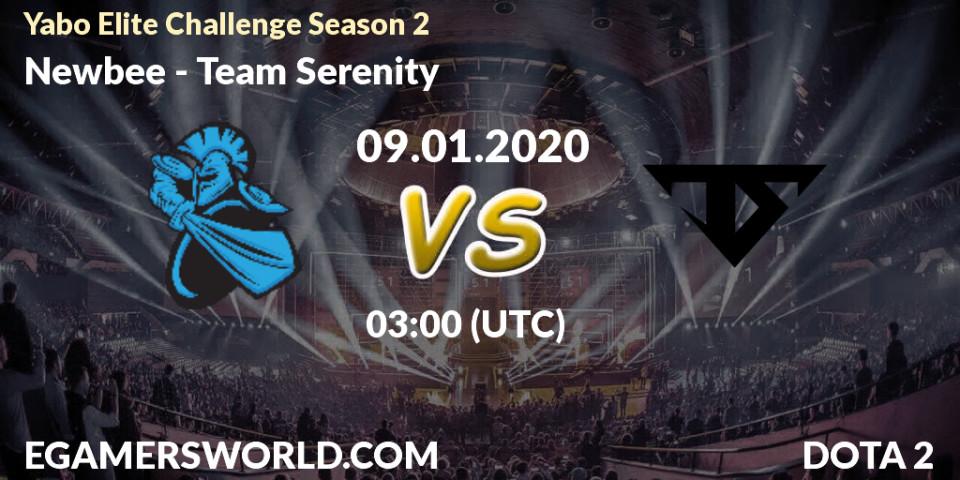 Newbee vs Team Serenity: Betting TIp, Match Prediction. 09.01.20. Dota 2, Yabo Elite Challenge Season 2