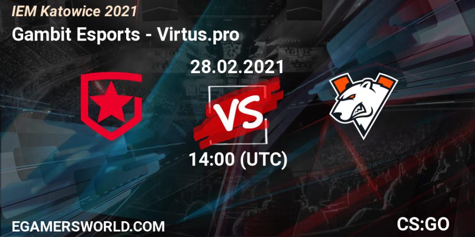 Gambit Esports VS Virtus.pro