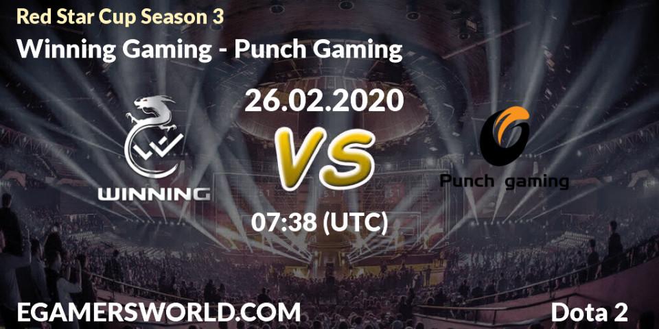 Winning Gaming vs Punch Gaming: Betting TIp, Match Prediction. 26.02.20. Dota 2, Red Star Cup Season 3
