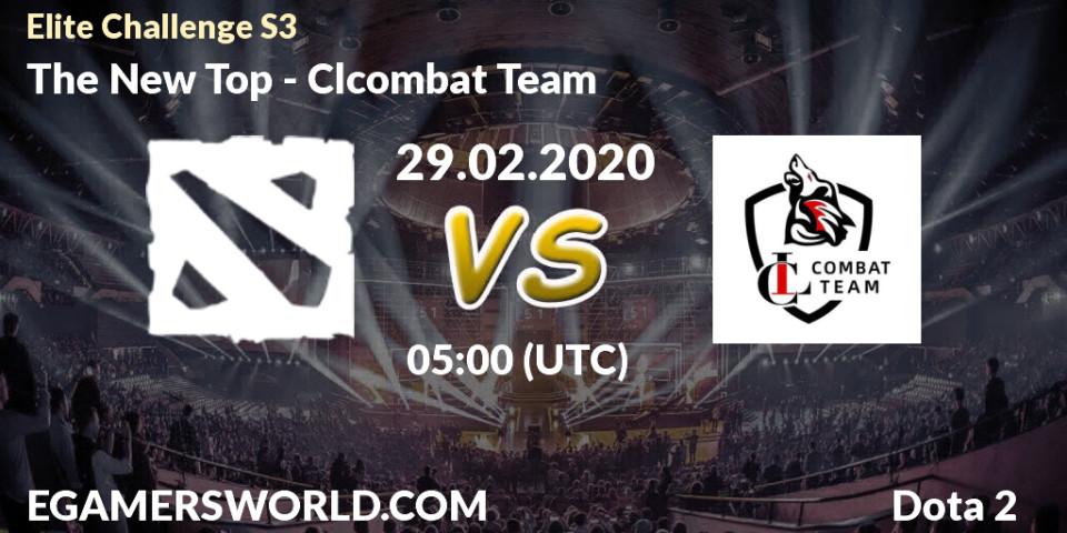 The New Top vs Clcombat Team: Betting TIp, Match Prediction. 29.02.20. Dota 2, Elite Challenge S3