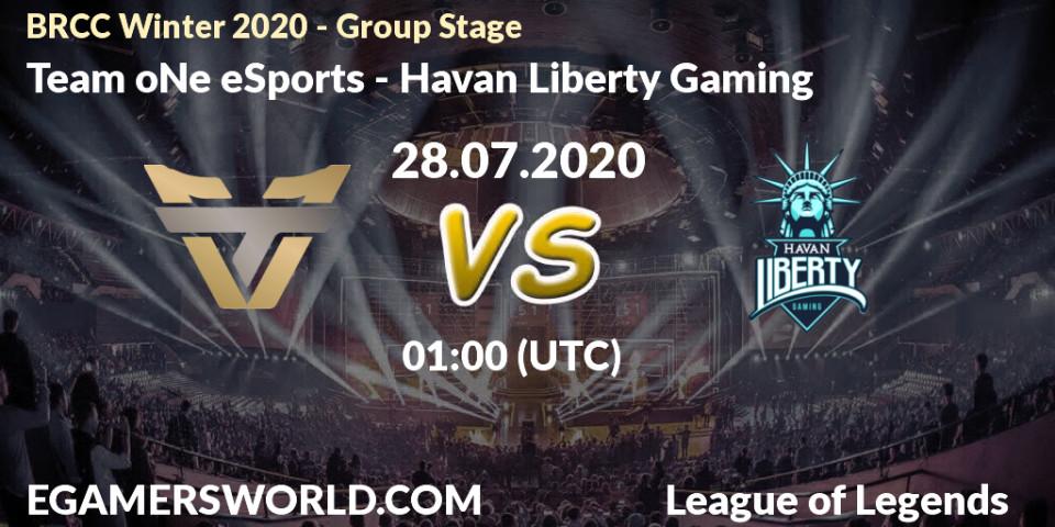 Team oNe eSports vs Havan Liberty Gaming: Betting TIp, Match Prediction. 28.07.20. LoL, BRCC Winter 2020 - Group Stage