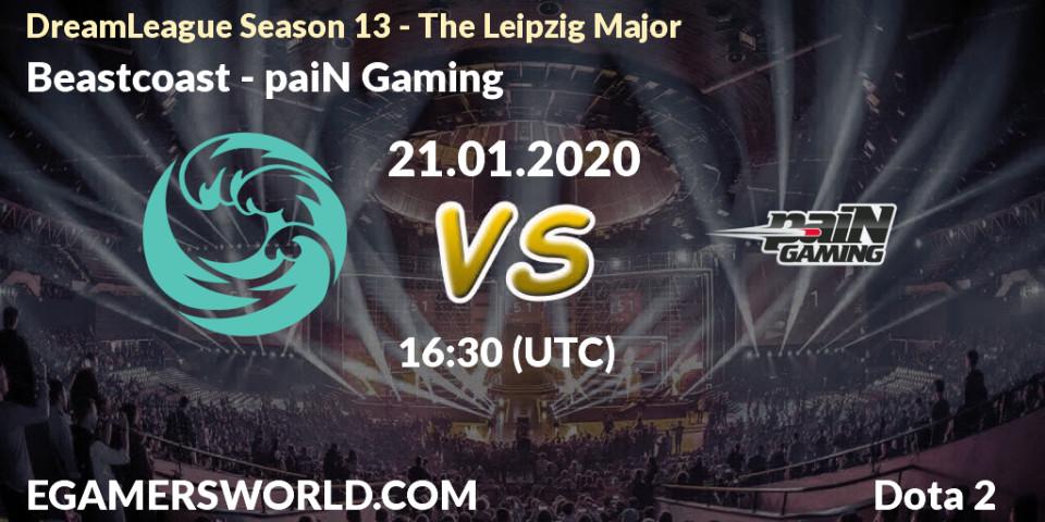 Beastcoast vs paiN Gaming: Betting TIp, Match Prediction. 21.01.20. Dota 2, DreamLeague Season 13 - The Leipzig Major