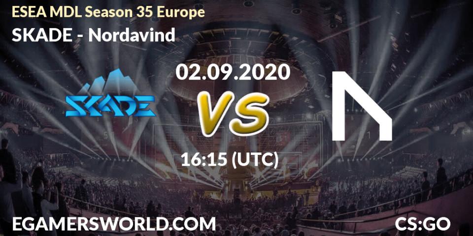 SKADE vs Nordavind: Betting TIp, Match Prediction. 02.09.20. CS2 (CS:GO), ESEA MDL Season 35 Europe