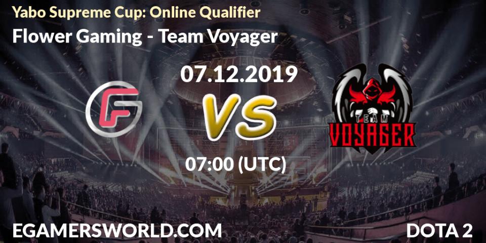 Flower Gaming vs Team Voyager: Betting TIp, Match Prediction. 07.12.19. Dota 2, Yabo Supreme Cup: Online Qualifier