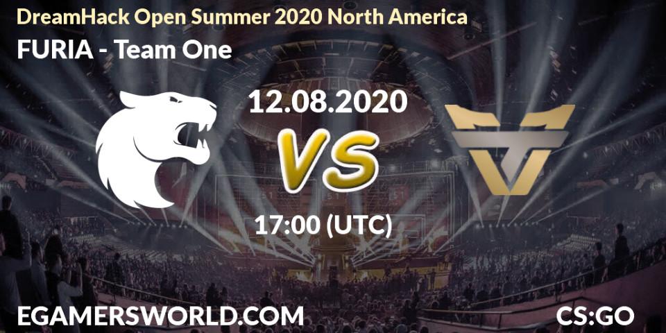 FURIA vs Team One: Betting TIp, Match Prediction. 12.08.20. CS2 (CS:GO), DreamHack Open Summer 2020 North America