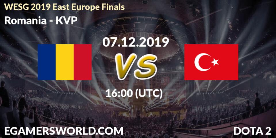 Romania vs KVP: Betting TIp, Match Prediction. 07.12.19. Dota 2, WESG 2019 East Europe Finals