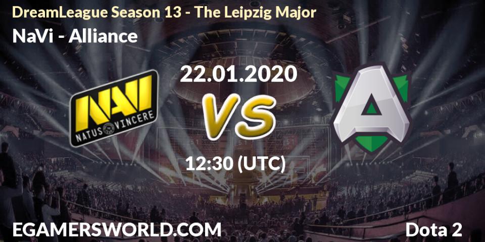 NaVi vs Alliance: Betting TIp, Match Prediction. 22.01.20. Dota 2, DreamLeague Season 13 - The Leipzig Major