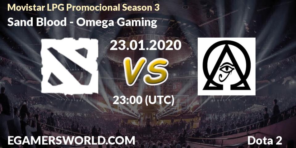 Sand Blood vs Omega Gaming: Betting TIp, Match Prediction. 23.01.20. Dota 2, Movistar LPG Promocional Season 3