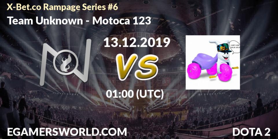 Team Unknown vs Motoca 123: Betting TIp, Match Prediction. 12.12.19. Dota 2, X-Bet.co Rampage Series #6