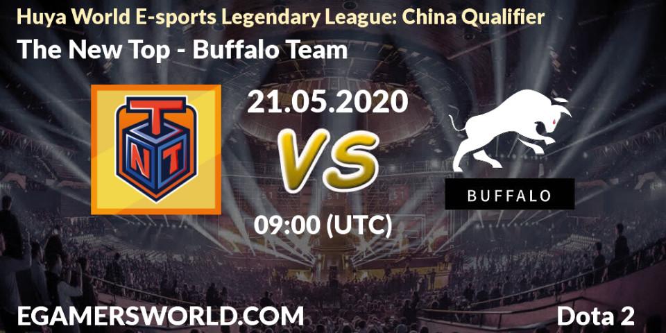 The New Top vs Buffalo Team: Betting TIp, Match Prediction. 21.05.20. Dota 2, Huya World E-sports Legendary League: China Qualifier