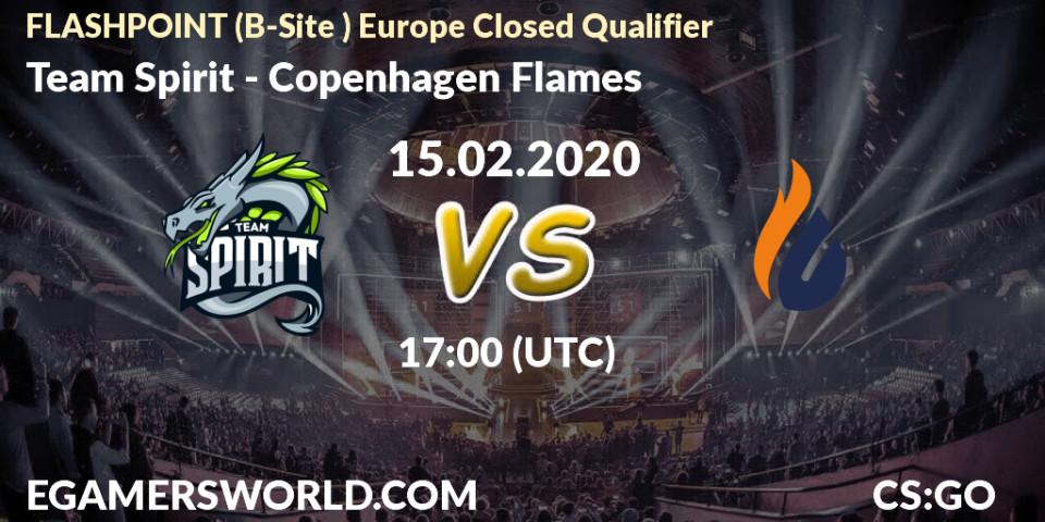 Team Spirit vs Copenhagen Flames: Betting TIp, Match Prediction. 15.02.20. CS2 (CS:GO), FLASHPOINT Europe Closed Qualifier