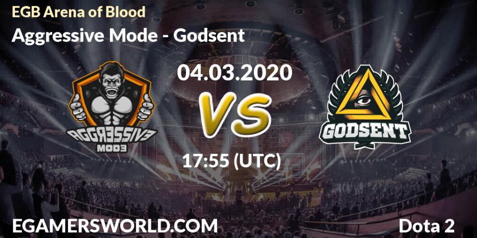 Aggressive Mode vs Godsent: Betting TIp, Match Prediction. 04.03.20. Dota 2, Arena of Blood