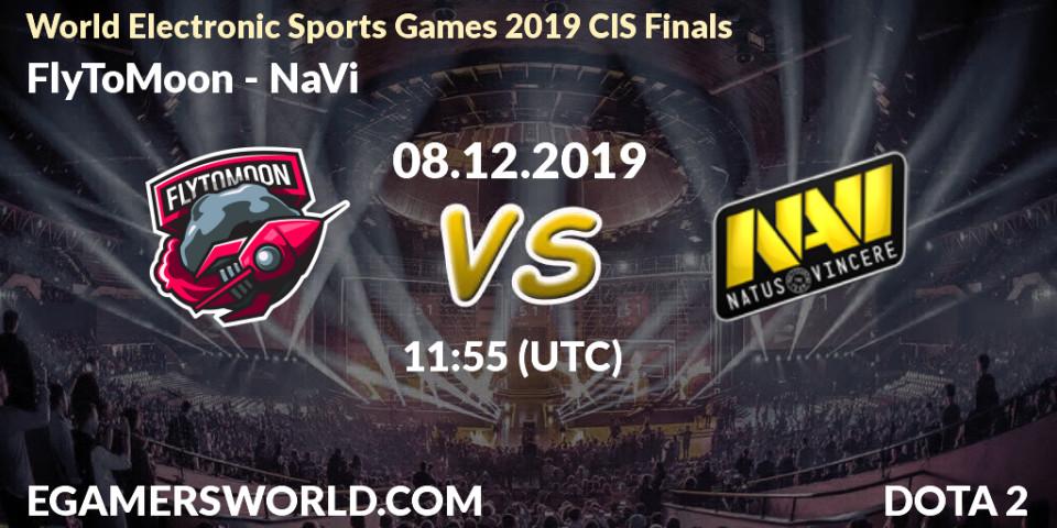 FlyToMoon vs NaVi: Betting TIp, Match Prediction. 08.12.19. Dota 2, World Electronic Sports Games 2019 CIS Finals