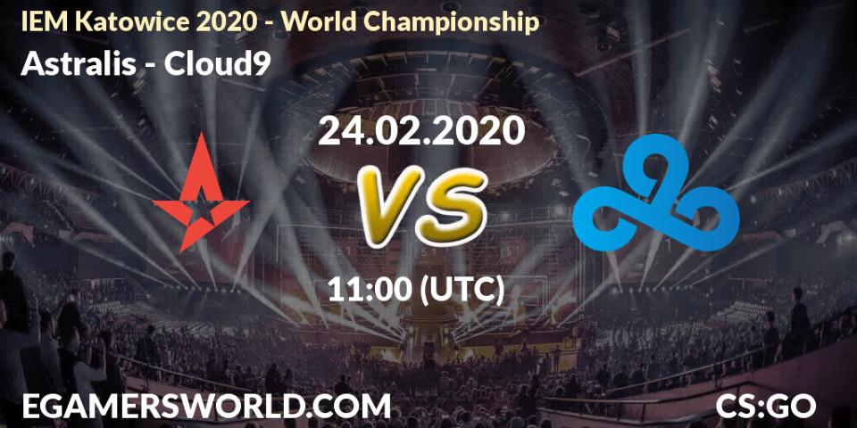 Astralis vs Cloud9: Betting TIp, Match Prediction. 24.02.20. CS2 (CS:GO), IEM Katowice 2020 