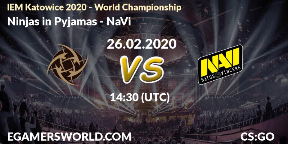 NiP vs NaVi: Betting TIp, Match Prediction. 26.02.20. CS2 (CS:GO), IEM Katowice 2020 