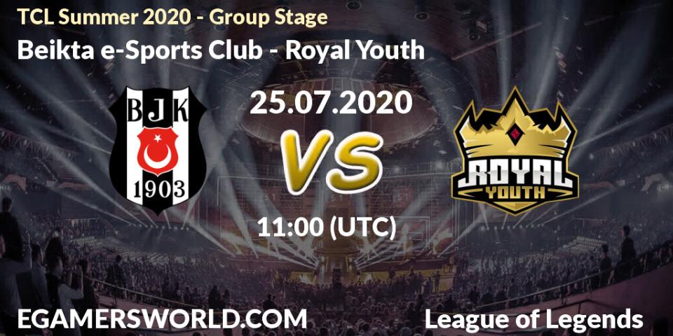 Beşiktaş e-Sports Club vs Royal Youth: Betting TIp, Match Prediction. 25.07.20. LoL, TCL Summer 2020 - Group Stage