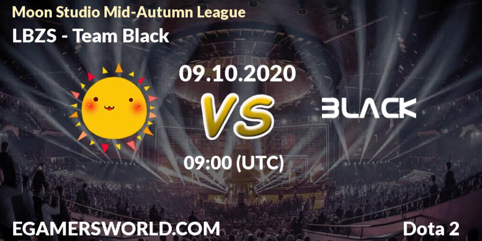 LBZS vs Team Black: Betting TIp, Match Prediction. 09.10.20. Dota 2, Moon Studio Mid-Autumn League