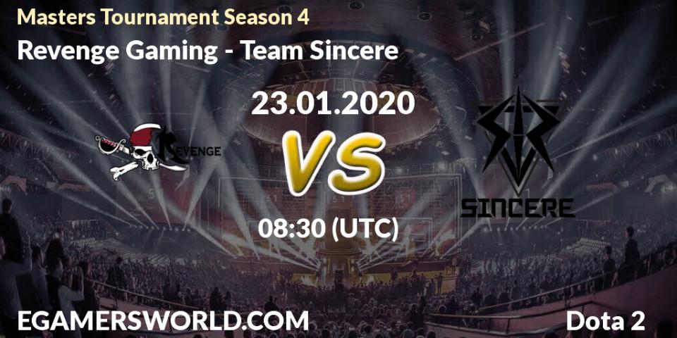Revenge Gaming vs Team Sincere: Betting TIp, Match Prediction. 27.01.20. Dota 2, Masters Tournament Season 4
