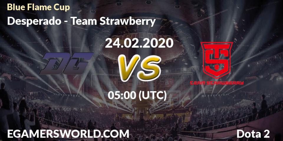 Desperado vs Team Strawberry: Betting TIp, Match Prediction. 24.02.20. Dota 2, Blue Flame Cup