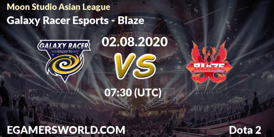Galaxy Racer Esports vs Blaze: Betting TIp, Match Prediction. 02.08.20. Dota 2, Moon Studio Asian League