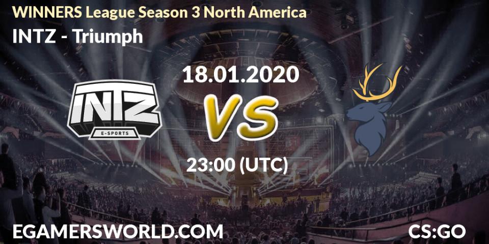 INTZ vs Triumph: Betting TIp, Match Prediction. 18.01.20. CS2 (CS:GO), WINNERS League Season 3 North America