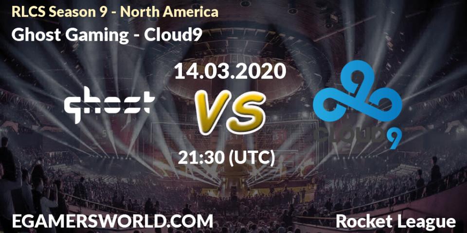 Ghost Gaming vs Cloud9: Betting TIp, Match Prediction. 14.03.20. Rocket League, RLCS Season 9 - North America