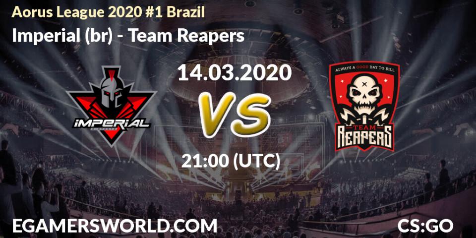 Imperial (br) vs Team Reapers: Betting TIp, Match Prediction. 14.03.20. CS2 (CS:GO), Aorus League 2020 #1 Brazil