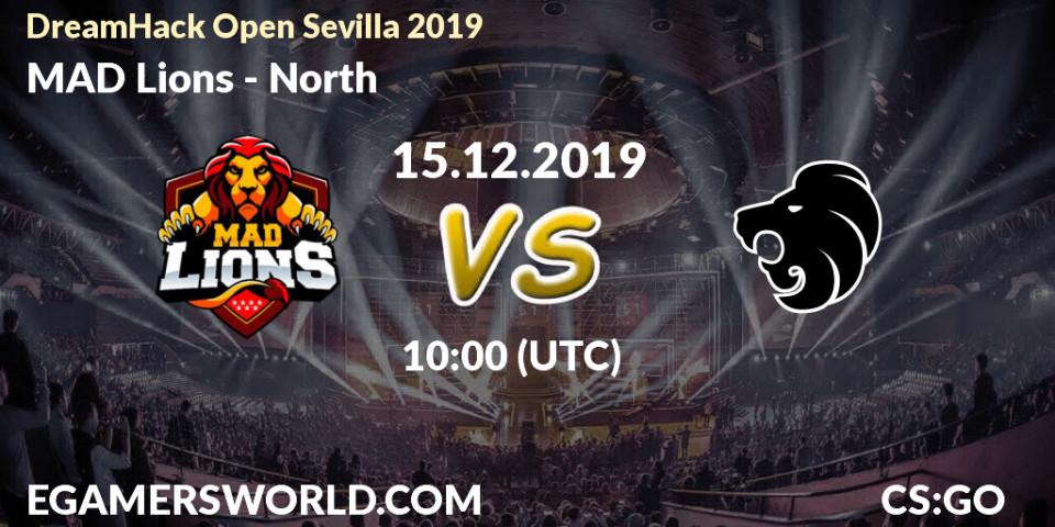 MAD Lions vs North: Betting TIp, Match Prediction. 15.12.19. CS2 (CS:GO), DreamHack Open Sevilla 2019