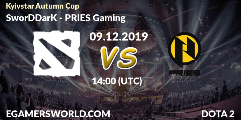 SworDDarK vs PRIES Gaming: Betting TIp, Match Prediction. 09.12.19. Dota 2, Kyivstar Autumn Cup