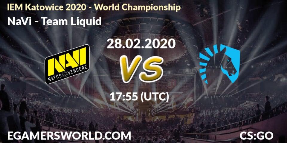 NaVi vs Team Liquid: Betting TIp, Match Prediction. 28.02.20. CS2 (CS:GO), IEM Katowice 2020 