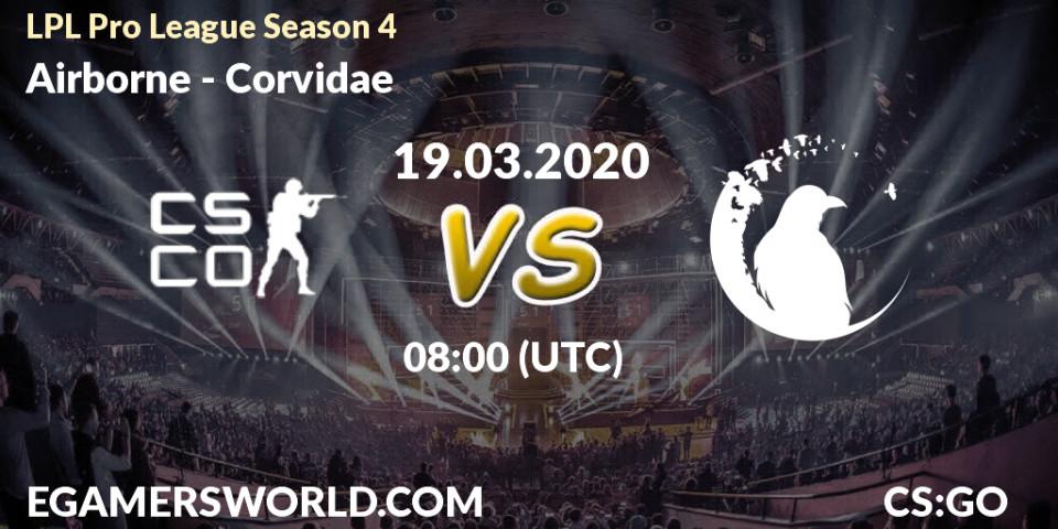 Airborne vs Corvidae: Betting TIp, Match Prediction. 19.03.20. CS2 (CS:GO), LPL Pro League Season 4