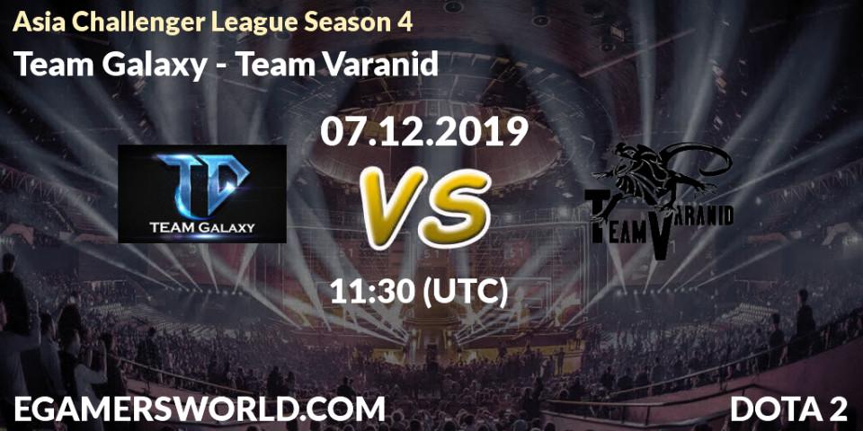 Team Galaxy vs Team Varanid: Betting TIp, Match Prediction. 07.12.19. Dota 2, Asia Challenger League Season 4
